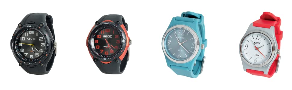 SEAC Chronos Digital Watch Water Resistant 100 m Unisex Adult