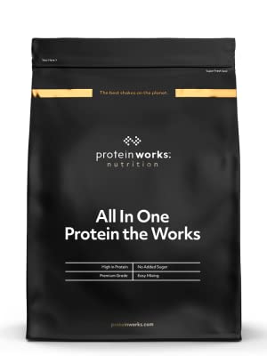 Protein Works - All In One Protein Powder | Complete Protein Shake | With Glutamine & Creatine | Vanilla Crème | 2 Kg