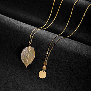 6 Pcs Long Pendant Necklaces For Women Fashion Jewelry Simple Long