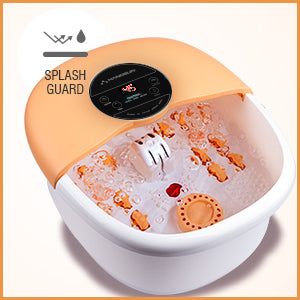 Hangsun Foot Spa Bath Massager with Heat Bubbles Massage FM660 Heater Temperature Control, Rollers, Medicine Box, Infrared for Relieve Foot Pressure