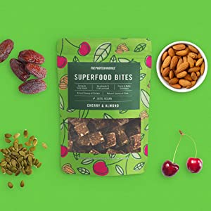 Protein Works - Superfood Bites | 100% Vegan | Award Winning, Natural & Healthy Snack | Plant Based | Strawberry & Raspberry | 140g
