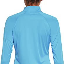 Ogeenier Women's Long Sleeve Running Top Sport Shirts UPF 50+ UV Sun Protection Outdoor 1/4 Zip Pullover