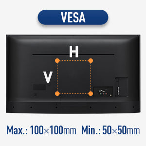 Mounting Dream Monitor / TV Wall Bracket Lockable for Camping, for Most 10-26 inch TVs with VESA 50x50, 75x75, 100x100 mm up to 10 kg, Caravan / Motorhome / RV TV Bracket MD2209-03