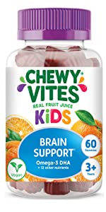 Chewy Vites Kids Multivitamin Advance 60 Gummy Vitamins | 11 Essential Nutrients | 1-a-Day | 2 Months Supply | Real Fruit Juice | Vegan | 3 Years+