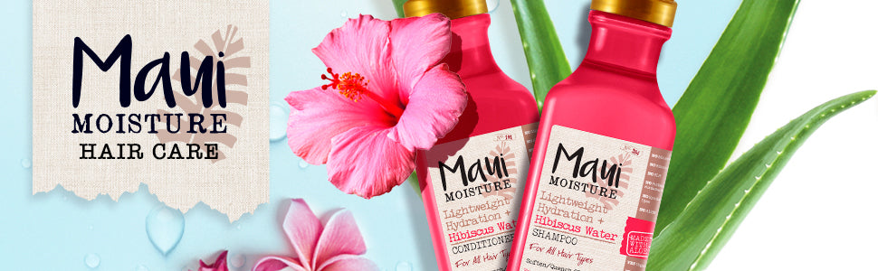 Maui Moisture Aloe Vera and Hibiscus Water Shampoo for dry fine hair 385ml