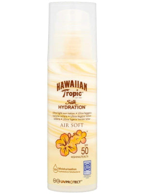 Hawaiian Tropic Silk Hydration Air Soft Sun Lotion (SPF 50, 150ml)