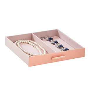 ANWBROAD Jewellery Box for Teengirls Jewellery Organizer Box with 3 Drawers Mirror and Lock Soft Lining for Girl’s Earring Necklace Ring and Jewels Beautiful and Luxurious JJB010Q