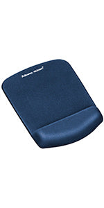Fellowes Memory Foam Mouse Mat with Wrist Support - Ergonomic Mouse Pad for Computer Laptop - Black