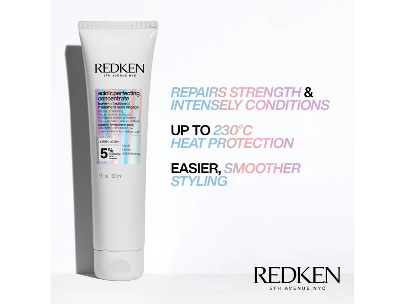 Redken | Leave-in Treatment, Repairs & Protects Colour-Treated Hair, Acidic Perfecting Concentrate, 150 ml