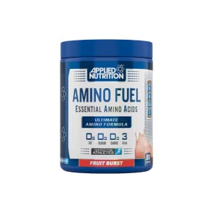Applied Nutrition Amino Fuel - Essential Amino Acid (EAA) Powder Supplement Maximize Muscle Growth, 11g of Aminos Per Serving with BCAA’s 390g - 30 Servings (Fruit Salad)