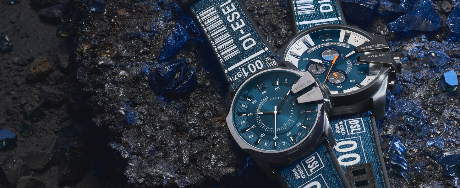 Diesel Men's Mega Chief Anadigi51 mm Case Size Stainless Steel Watch