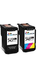 ColoWorld 545 XL Ink Cartridges Remanufactured for Canon PG-545XL Black for Pixma TS3150 TS3350 TS3355 TS3100 TS3450 MG2550s MG3050 TR4550 MX495 TS3300 TR4500 MG2950 TS3151 MG3051 TS205 MG2450 Printer