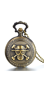 JewelryWe Classic Antique Half Hunter Metal Hollow Skeleton Hand Wind Mechanical Pocket Watch with Chain