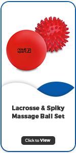 ResultSport Pack of 3 - Spiky Massage Ball Stress Reflexology - 6cm, 8cm, 10cm - Plantar Fasciitis Recovery, Trigger Point Massage - Myofasical Relief, Exercise Ball, Lacrosse Ball