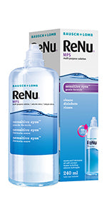 ReNu Advanced Multi-Purpose Contact Lens Solution 1 x 360ml – More Than Clean For Soft Contact Lenses – Condition, Clean, Remove Protein, Disinfect, Rinse and Store your Lenses – Lens Case Included