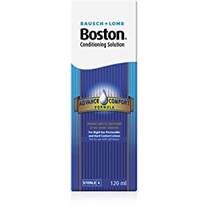 Boston Advance Conditioning Solution, 120ml - Condition your Lenses - Cushions and Rehydrates for Comfortable Wear - For Rigid Gas Permeable (RGP) and Hard Contact Lenses