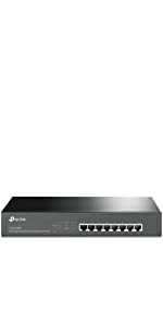 TP-Link PoE Switch 5-Port 100 Mbps, 4 PoE+ ports up to 30 W for each PoE port and 67 W for all PoE ports, Metal Casing, Plug and Play, Ideal for IP Surveillance and Access Point(TL-SF1005P V2)