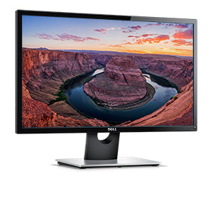 Dell SE2416H 24 Inch Full HD (1920 x 1080) Monitor, 60 Hz, IPS, 6 ms, Thin Bezel, HDMI, VGA, 3 Years Warranty, Black