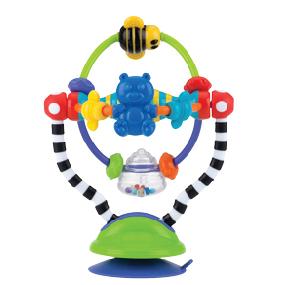 Nuby Silly Spinwheel Highchair Toy, Multi-Colour