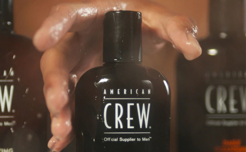 American Crew 3-In-1 Shampoo, Conditioner & Body Wash with Long Lasting Scent to Cleanse & Condition (450ml) Hair Styling & Skincare for Men