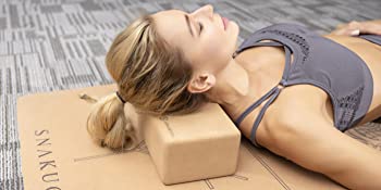 SNAKUGA Yoga Block (2 Pack) to Support and Improve Poses Flexibility - Great for Pilates, Meditation, Fitness & Gym …