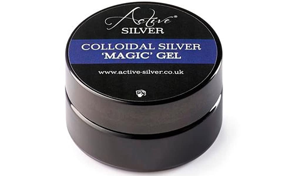 Active Silver Colloidal Silver Magic Gel 30ml, Multipurpose Aloe Vera Gel with Colloidal Silver at 25ppm, Use in The Home Or As Part of Your Travel Kit