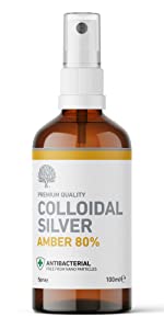 Nature's Greatest Secret Premium Quality Antibacterial 10ppm Colloidal Silver Bottle 300ml