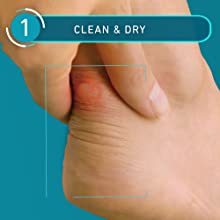 Compeed Medium Size Blister Plasters, 12 Hydrocolloid Plasters, Foot Treatment, Heal Fast, 100% Plastic Free Carton Pack