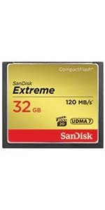 SanDisk Extreme 32 GB UDMA7 CompactFlash Card - Black/Gold