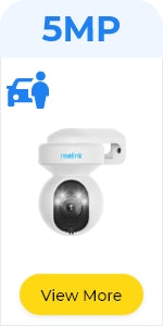 Reolink 5MP PTZ Indoor WiFi Security Camera, 2.4GHz 5GHz Dual-Band WiFi, 3X Optical Zoom WiFi CCTV Camera, Pan Tilt Zoom for Elder Pet Baby, 2 Way Audio, Remote Viewing, with SD Card Slot, E1 Zoom