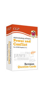 New GCSE English AQA Poetry Guide - Power & Conflict Anthology inc. Online Edition, Audio & Quizzes: perfect for 2022 and 2023 exam revision (CGP GCSE English 9-1 Revision)