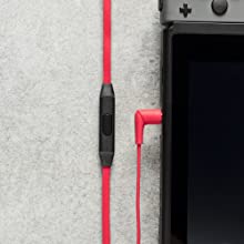 HyperX HX-HSCEB-RD Cloud Earbuds for Nintendo Switch, PC and CTIA mobile phones , Red