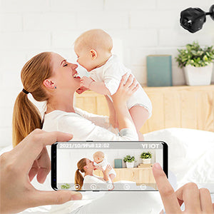 Spy Camera Ebarsenc 1080P Mini Wireless WiFi Hidden Camera with Live Video Home Security Camera with Motion Detection Night Vision APP Control for Indoor Baby Camera Monitor/Pet Dog Camera