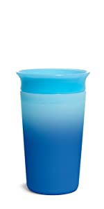 Munchkin Simple Clean Straw Cup, 10oz/296ml, 2 Pack, Blue/Green