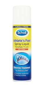 Scholl Antifungal Shoe Spray Disinfectant, 250 ml